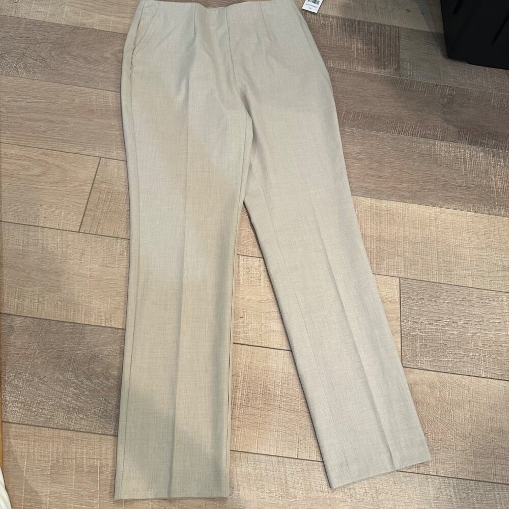COLDWATER CREEK WOMENS SLIM LEG STUDIO PANTS NEW SIZE 4 SAND KHAKI